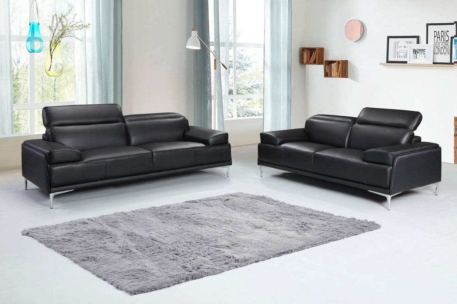 Nicolo Contemporary Sofa and Loveseat by J&M Furniture J&M Furniture
