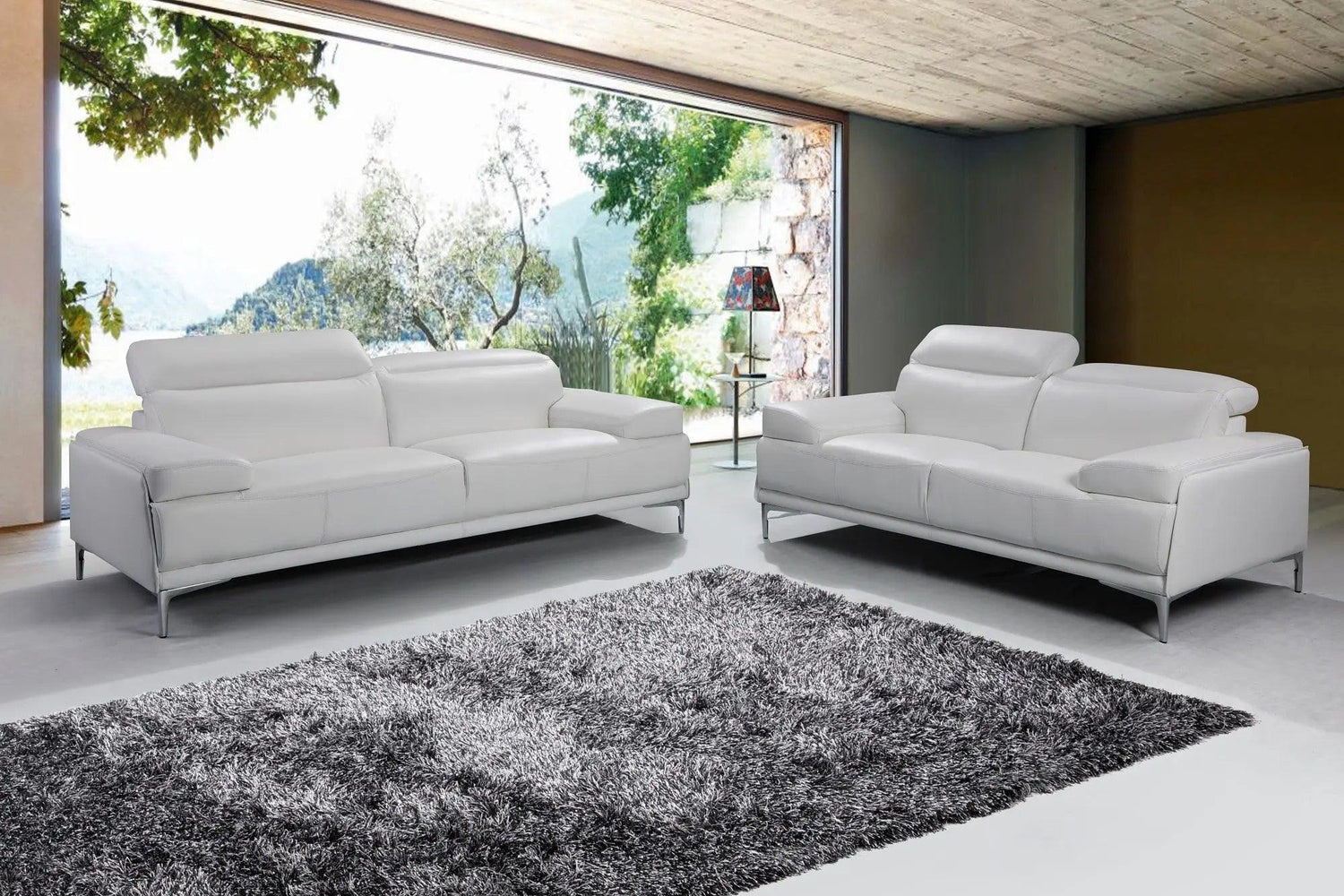 Nicolo Contemporary Sofa and Loveseat by J&M Furniture J&M Furniture