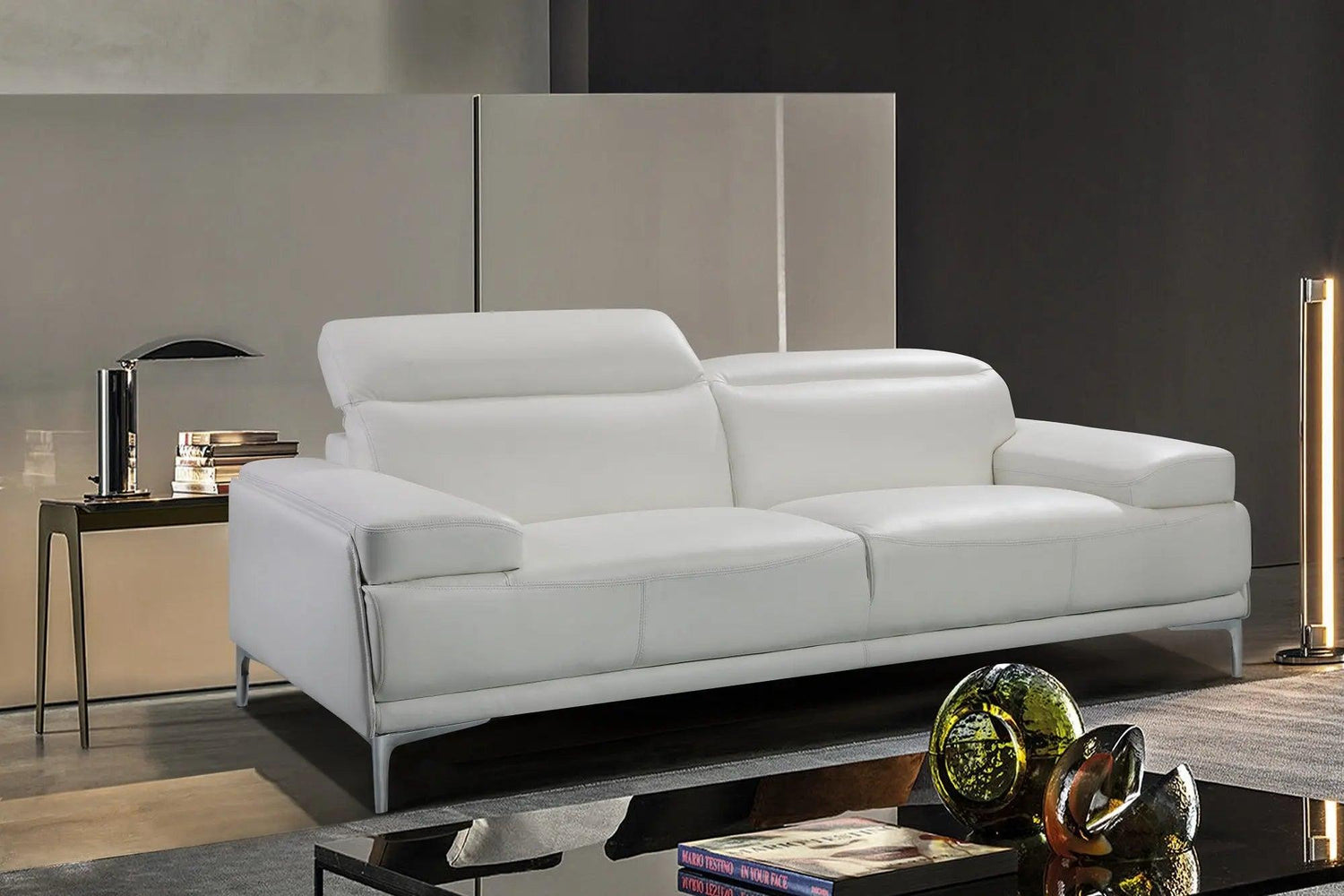 Nicolo Contemporary Sofa and Loveseat by J&M Furniture J&M Furniture