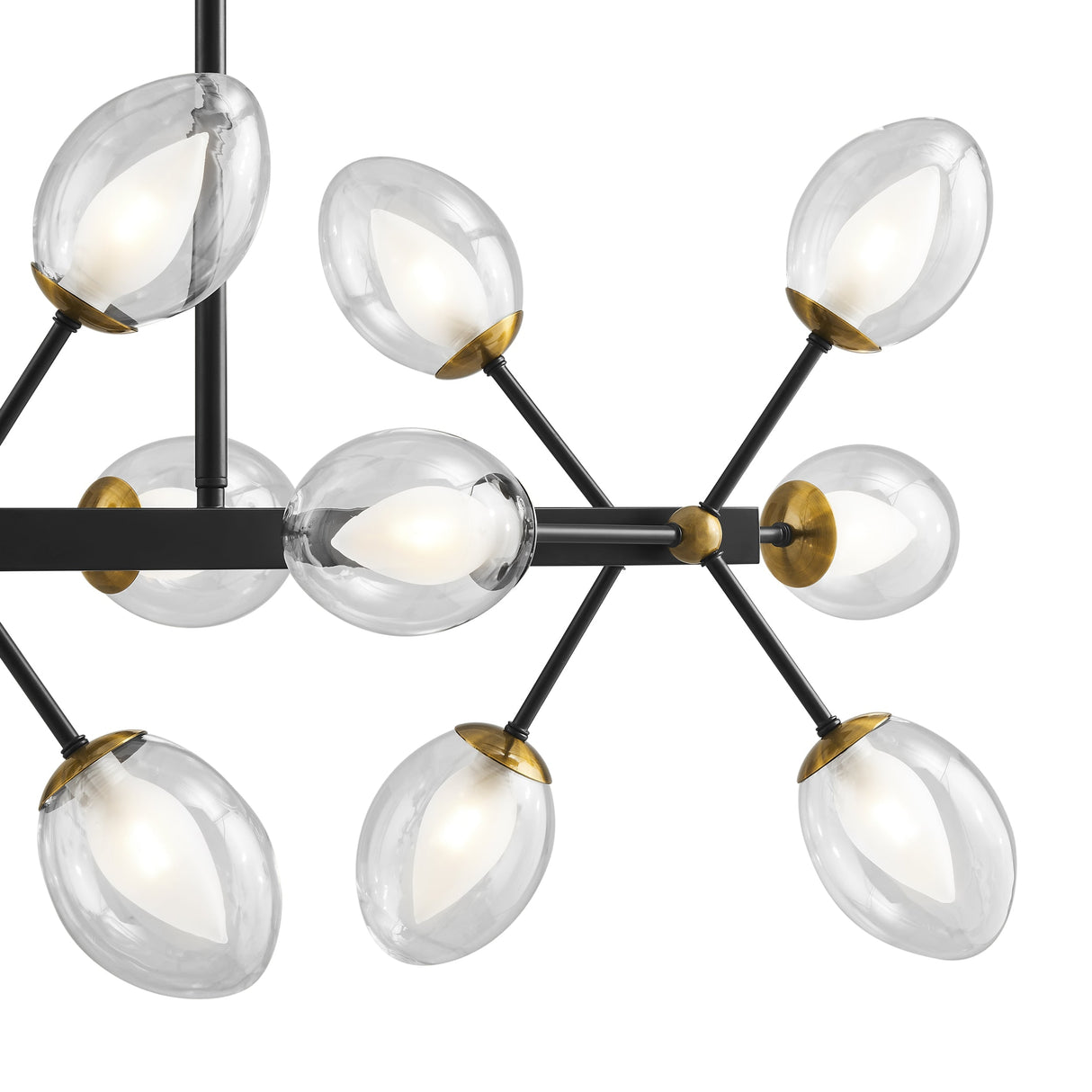 Nodus Crystal Rectangular Chandelier // 18 Lights - Home Elegance USA