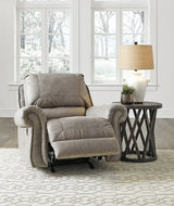 Olsberg Traditional Recliner in Steel Gray Color by Ashley Furniture Ashley Furniture