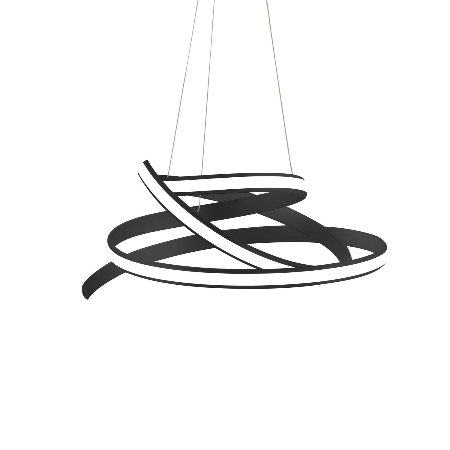 Oslo LED Adjustable Chandelier // Black - Home Elegance USA