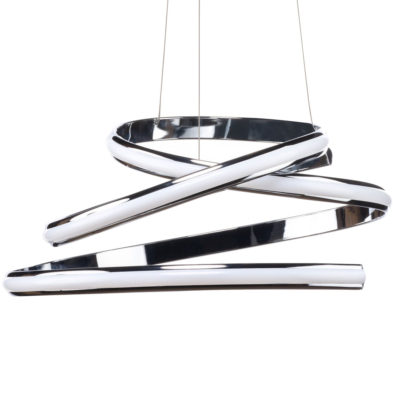 Oslo LED Adjustable Chandelier // Chrome - Home Elegance USA