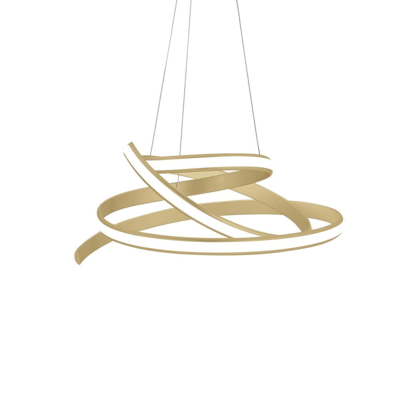 Oslo LED Adjustable Chandelier // Gold - Home Elegance USA