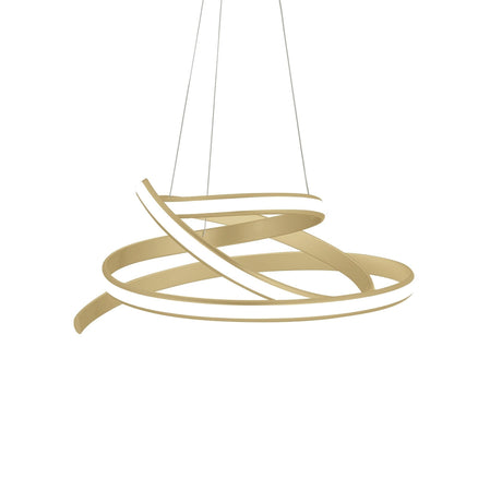 Oslo LED Adjustable Chandelier // Gold - Home Elegance USA