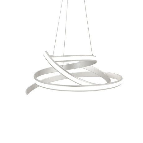 Oslo LED Adjustable Chandelier // Silver - Home Elegance USA