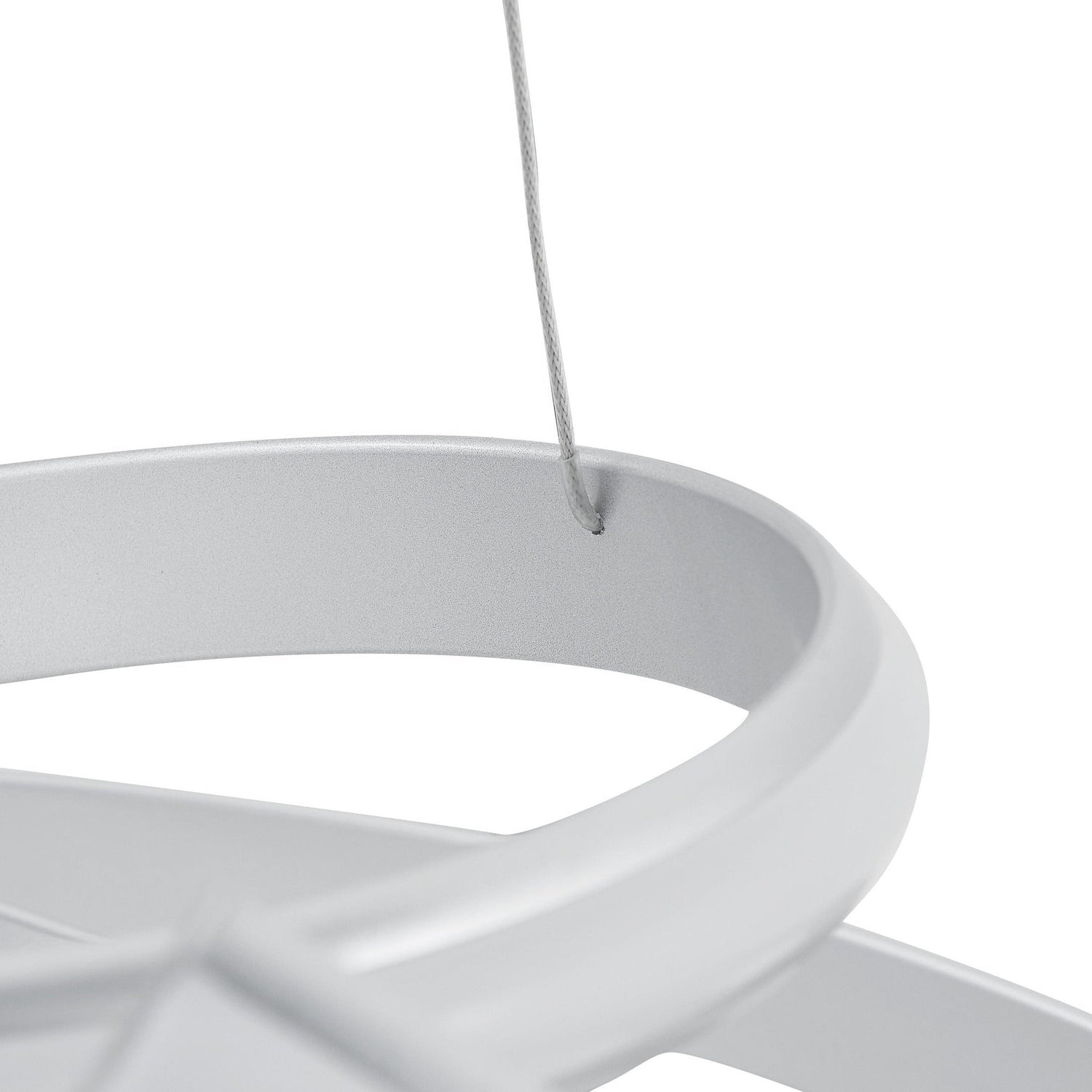 Oslo LED Adjustable Chandelier // Silver - Home Elegance USA