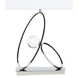Ovals in Crystal Table Lamp // 1 Light - Home Elegance USA