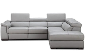 Perla Premium Leather Sectional | J&M