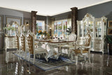 Picardy Rectangular Dining Room Set by Acme Furniture - Antique Pearl Finish Acme Furniture