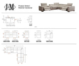 Picasso 6Pc Motion Sectional by J&M Furniture J&M Furniture