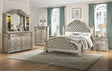 Platinum 6Pc Traditional Bedroom Set In Gold Finish | Cosmos