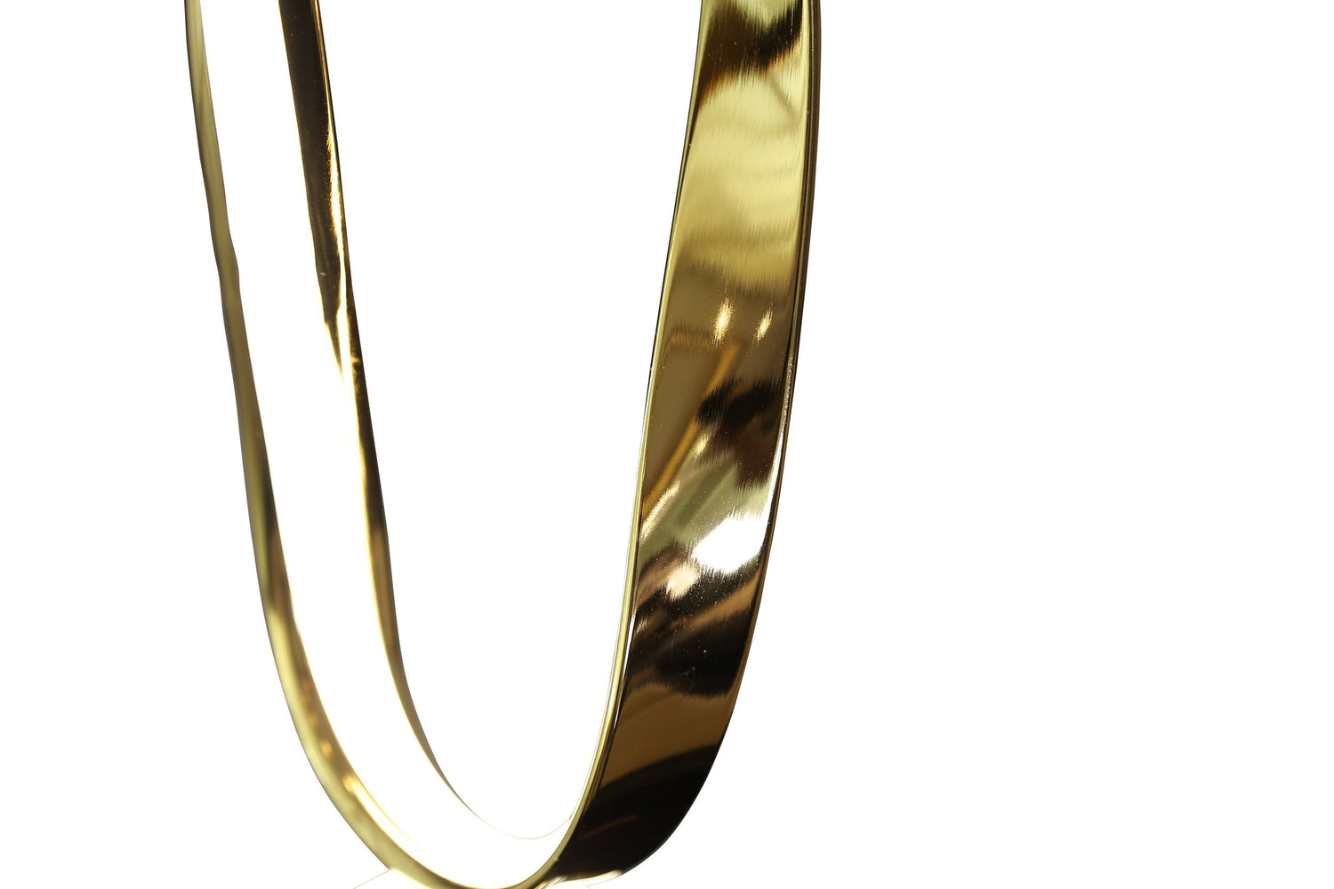 Prague Chrome & Gold Table Lamp // Natural White LED Strip & Touch Dimmer - Home Elegance USA