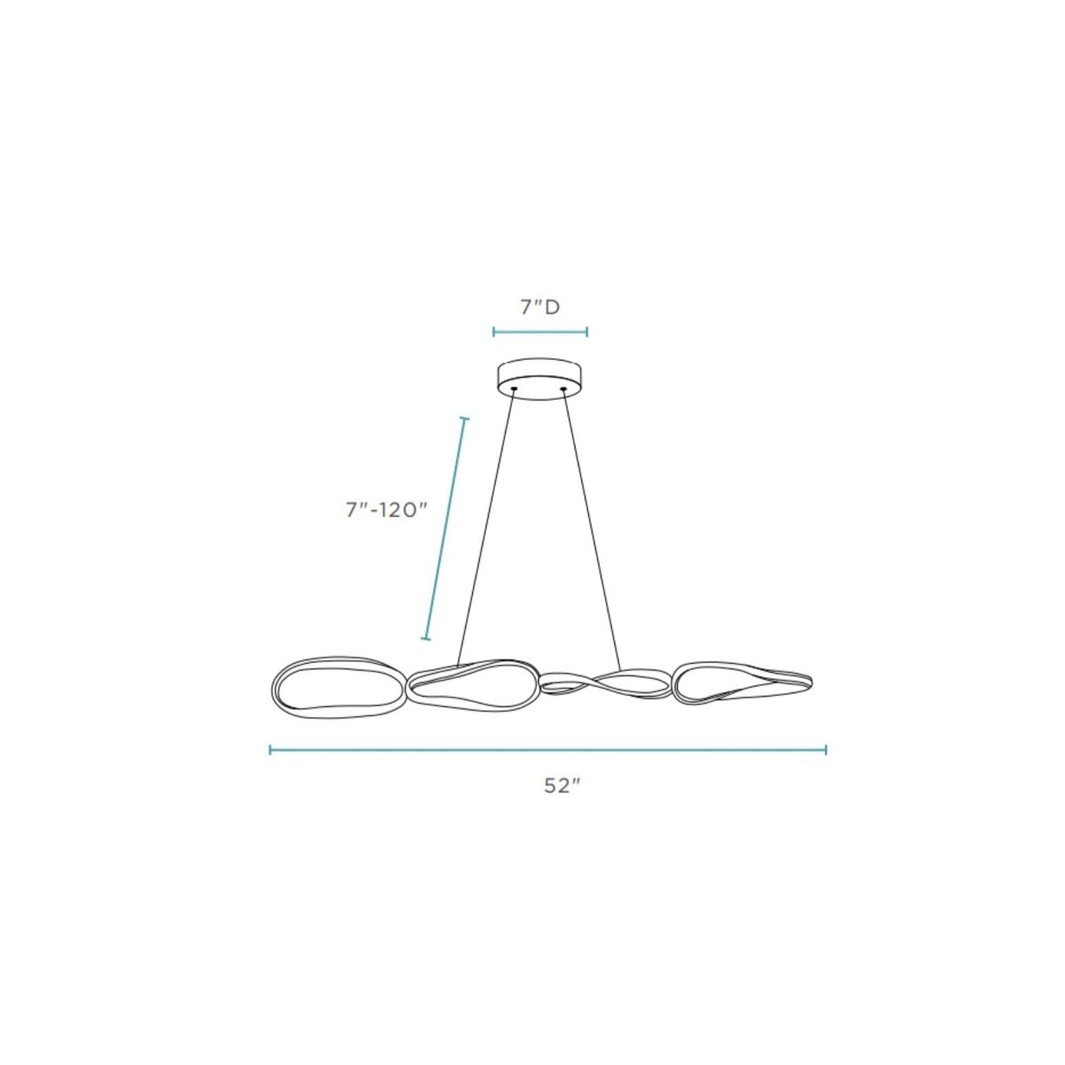 Prague Horizontal Chandelier // Gold & Chrome - Home Elegance USA