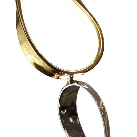 Prague Vertical Chandelier // Gold & Chrome | Finesse