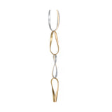 Prague Vertical Chandelier // Gold & Chrome - Home Elegance USA