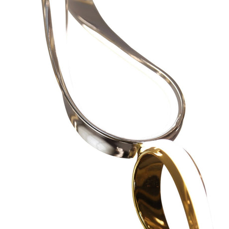 Prague Vertical Chandelier // Gold & Chrome | Finesse
