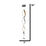 Prague Vertical Chandelier // Gold & Chrome - Home Elegance USA