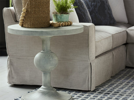 Coastal Living Round Pedestal End Table | Universal