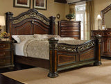Rose Traditional Bedroom set in Dark Cherry by Galaxy Furniture Galaxy Furniture