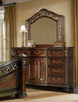 Rose Traditional Bedroom set in Dark Cherry by Galaxy Furniture Galaxy Furniture