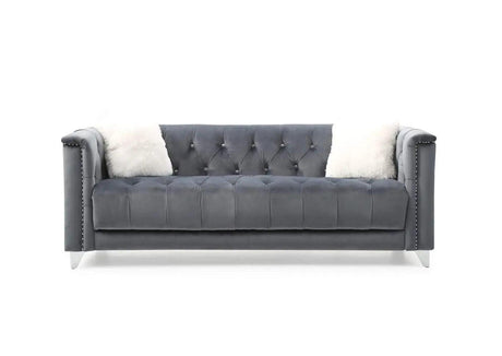 Russell Modern Sofa and Loveseat in Velvet by Galaxy Furniture Galaxy Furniture