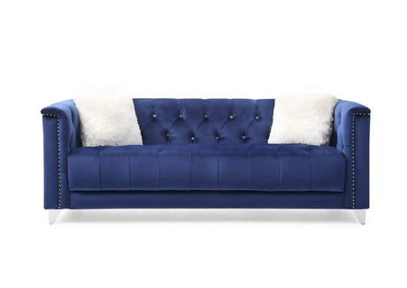 Russell Modern Sofa and Loveseat in Velvet by Galaxy Furniture Galaxy Furniture