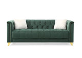 Russell Modern Sofa and Loveseat in Velvet by Galaxy Furniture Galaxy Furniture