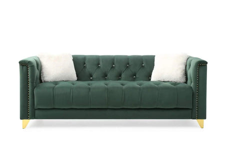 Russell Modern Sofa and Loveseat in Velvet by Galaxy Furniture Galaxy Furniture