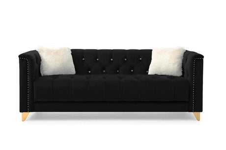 Russell Modern Sofa and Loveseat in Velvet by Galaxy Furniture Galaxy Furniture