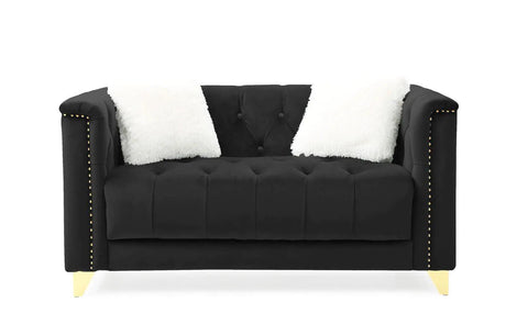 Russell Modern Sofa and Loveseat in Velvet by Galaxy Furniture Galaxy Furniture