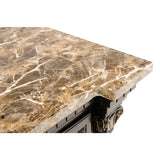 Russian Hill Server with Faux Marble Top in Brown by Homelegance Homelegance Furniture