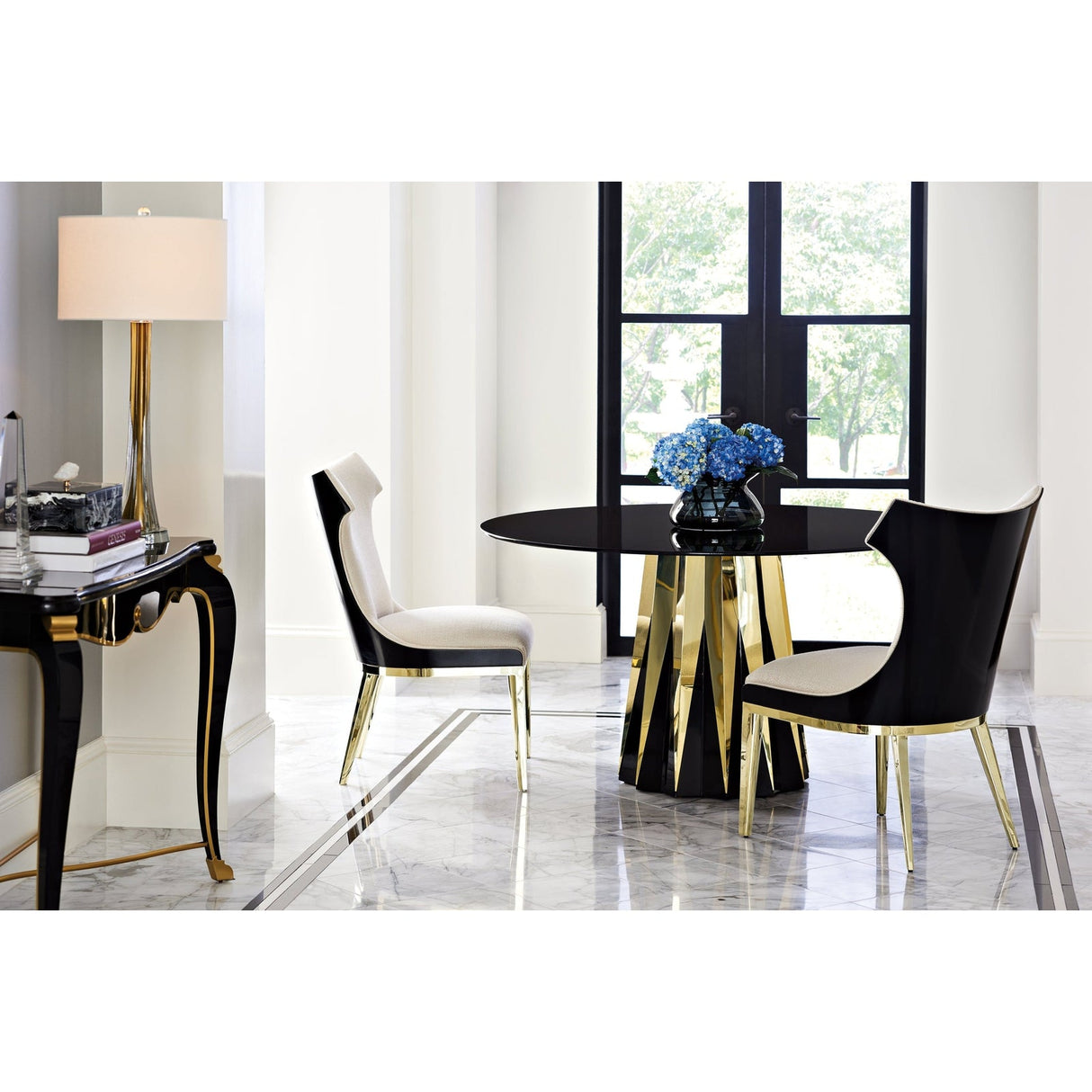 Caracole Signature Simpatico The Urbane Dining Side Chair Dsc - Home Elegance USA