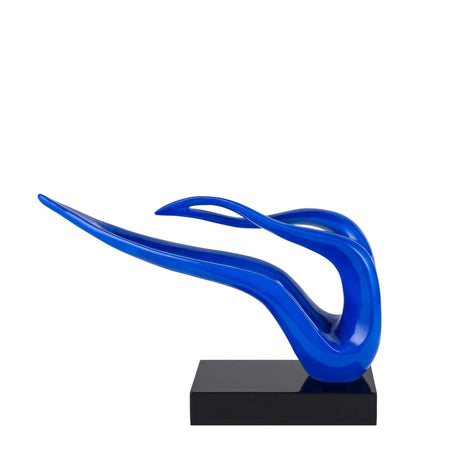 Saggita Abstract Sculpture // Blue - Home Elegance USA