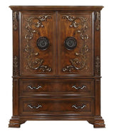 Santa Monica 6Pc Traditional Bedroom Set in Cherry Finish by Cosmos Furniture Cosmos Furniture