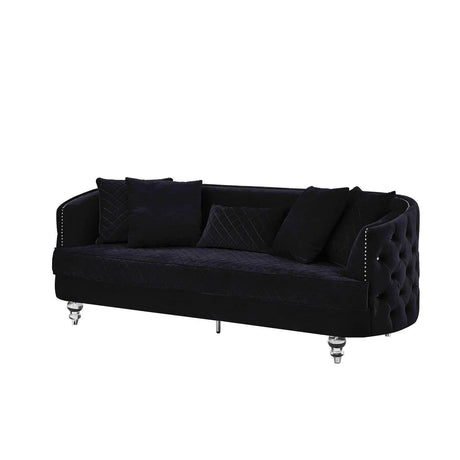 Sasha Modern Sofa and Loveseat in Velvet by Galaxy Furniture Galaxy Furniture