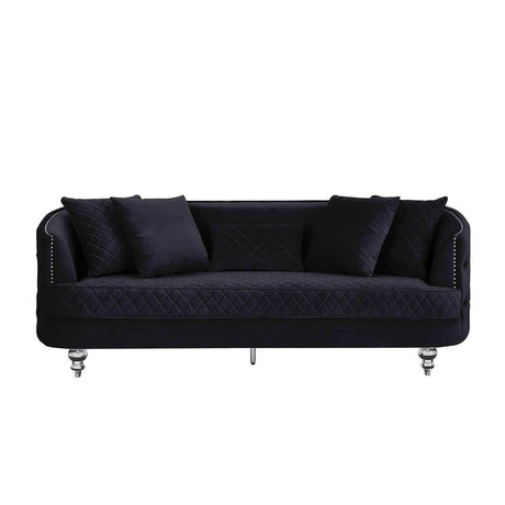 Sasha Modern Sofa and Loveseat in Velvet by Galaxy Furniture Galaxy Furniture