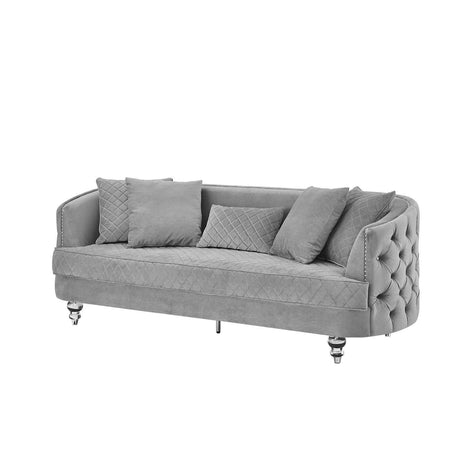 Sasha Modern Sofa and Loveseat in Velvet by Galaxy Furniture Galaxy Furniture