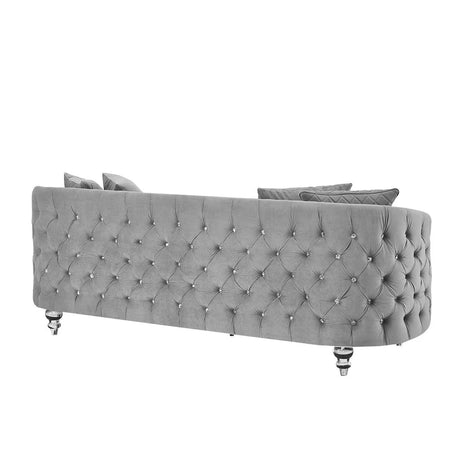 Sasha Modern Sofa and Loveseat in Velvet by Galaxy Furniture Galaxy Furniture