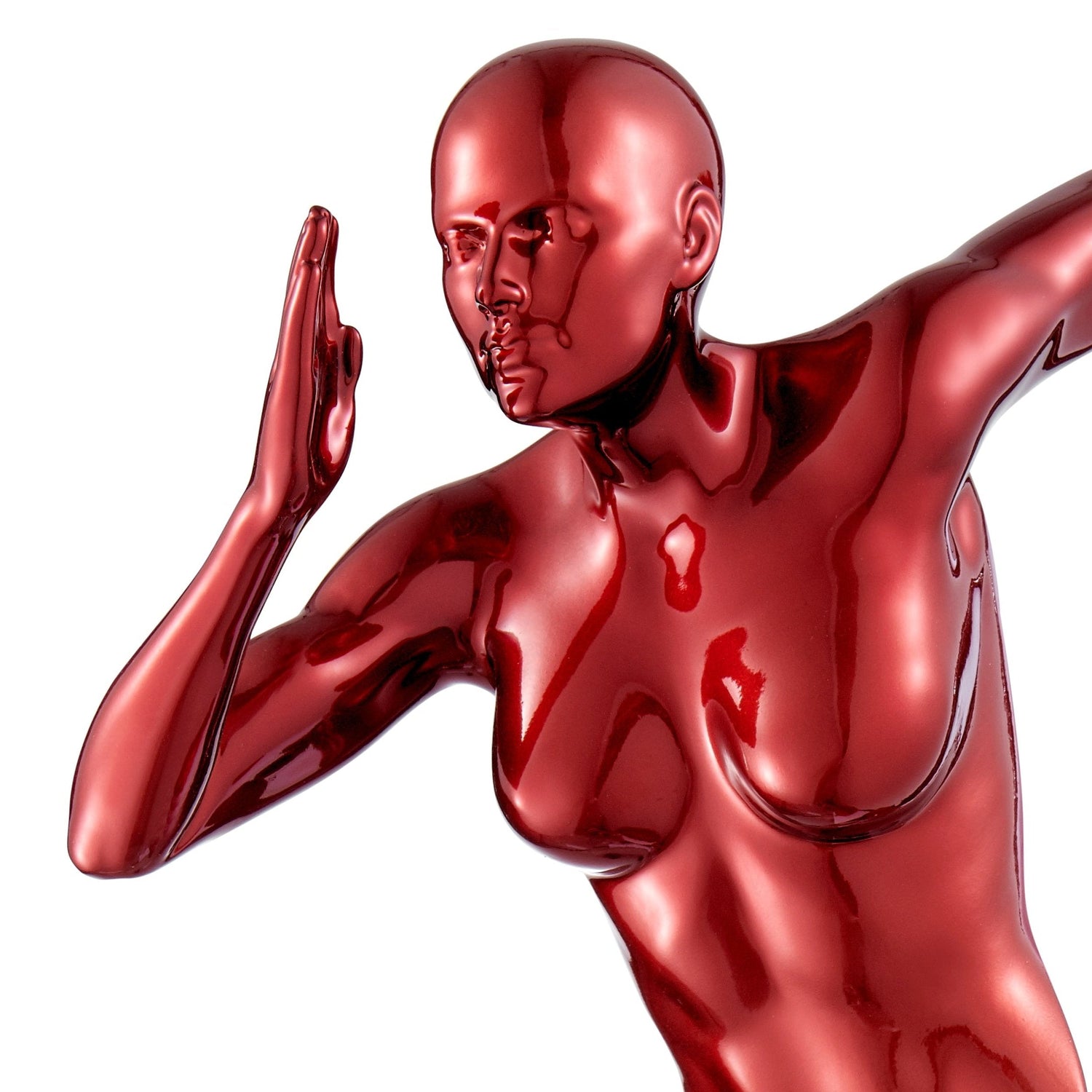 Set of three Wall Runners // Metallic Red, Gold, Chrome - Home Elegance USA