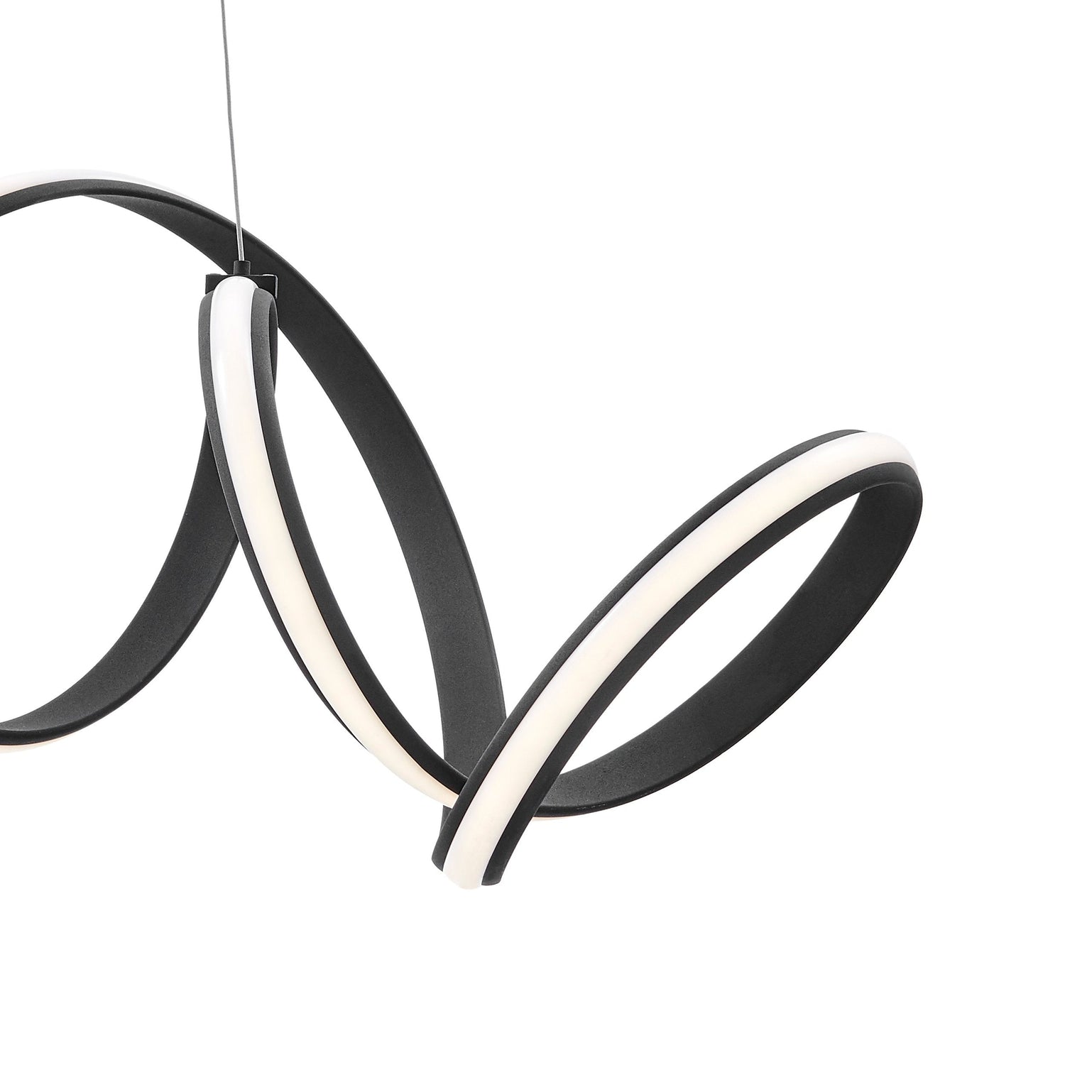 Seville LED Chandelier // Black - Home Elegance USA