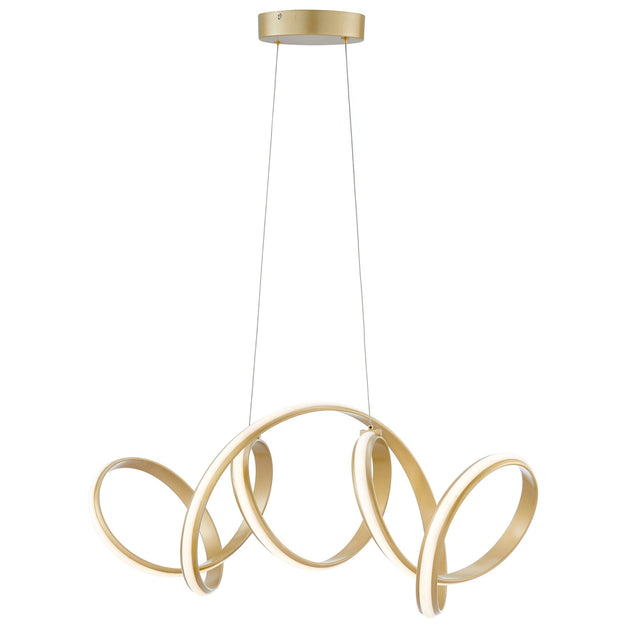 Seville LED Chandelier // Gold - Home Elegance USA