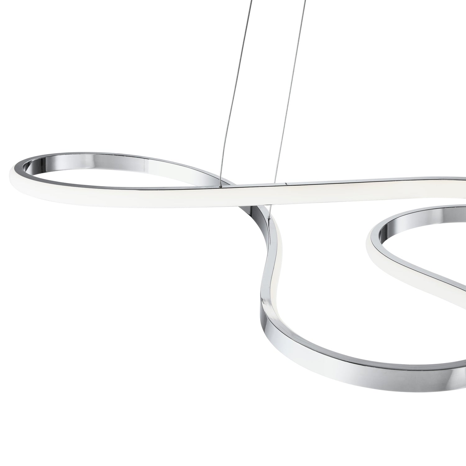 Shanghai LED Adjustable Chandelier // Chrome - Home Elegance USA