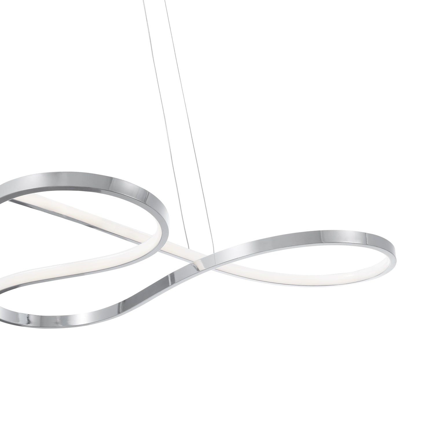 Shanghai LED Adjustable Chandelier // Chrome - Home Elegance USA