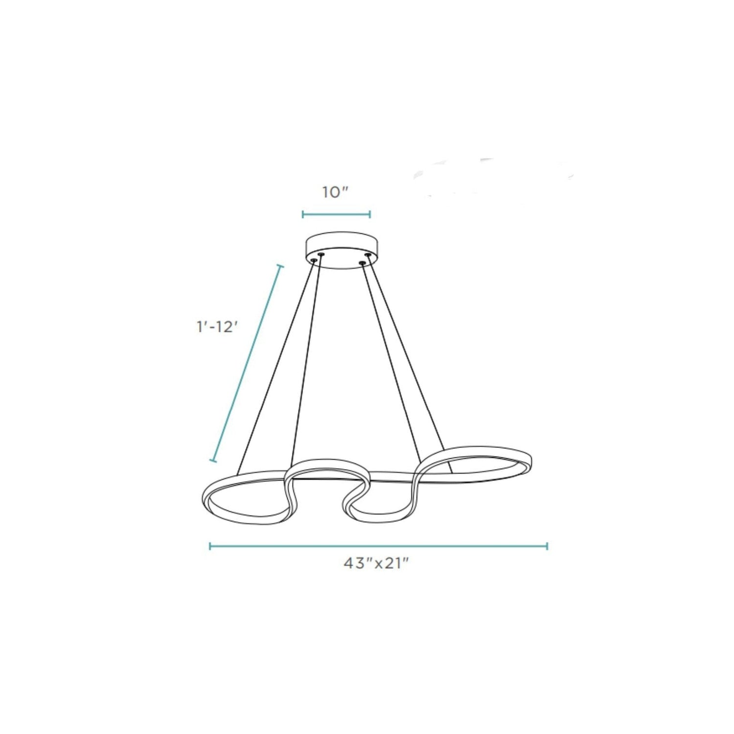 Shanghai LED Adjustable Chandelier // Chrome - Home Elegance USA