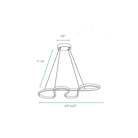 Shanghai Led Adjustable Chandelier // Chrome | Finesse
