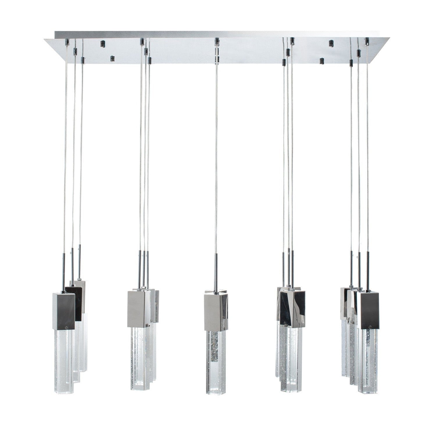 Short Crystal Sparkling Night Chandelier // 15 Light - Home Elegance USA