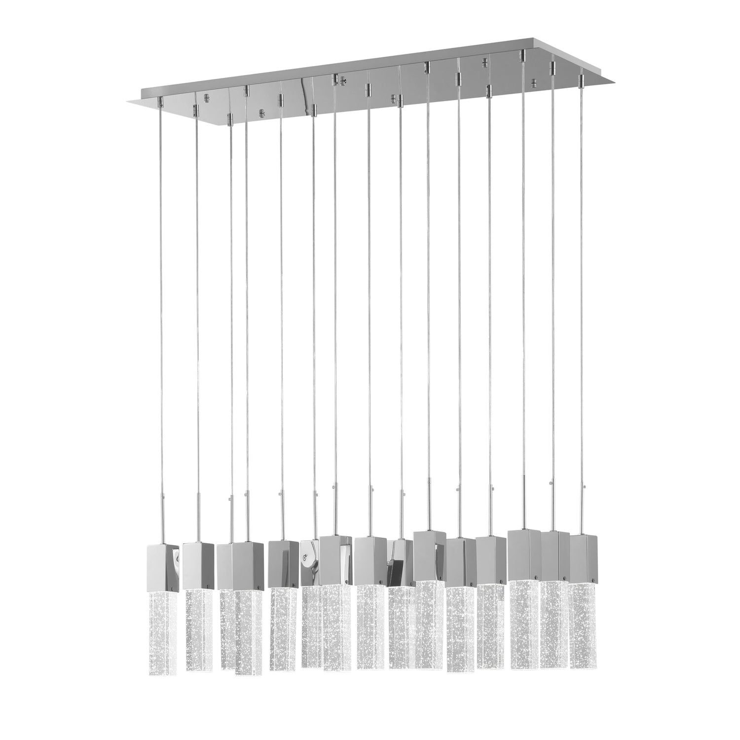 Short Crystal Sparkling Night Chandelier // 15 Light - Home Elegance USA