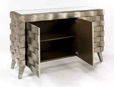 Silver Buffet 1984-S – Modern Glam Storage Cabinet by Artmax
