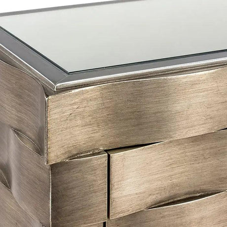 Silver Buffet 1984-S – Modern Glam Storage Cabinet by Artmax
